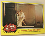 Vintage Star Wars Trading Card Yellow 1977 #136 Danger From All Sides - $2.48