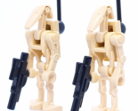 Lego Star Wars Battle Droid Minifigures Lot 2 B1 Battle Droids Backpack ... - £8.26 GBP