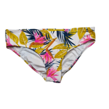 Xhilaration NWT Hipster Swimsuit Bikini Bottoms ~ Pink ~ Floral ~ Sz 16W/18W  - £9.31 GBP
