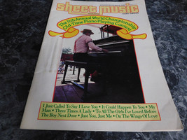 Sheet Music Easy Organ Magazine August September 1985 - $2.99
