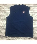 Nike Washington Nationals MLB Washington Nationals Sweater Vest Men’s XL - $19.28