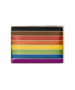 RAINBOW FLAG PIN New Inclusive Design LGBTQ Gay Lesbian Pride Black Brow... - €6,79 EUR+