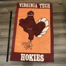 Virginia Tech Hokies Flag Banner Red NCAA Enterprise 43"x28" 3.5'x2.25 - $20.74