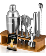 Cocktail Shaker Set Bartender Kit with Stand | Bar Set Drink Mixer Set w... - €41,44 EUR