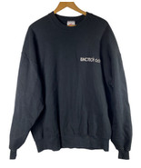 Vtg Luxottica Sweatshirt 2X Jerzees Cotton Sweats Black Crewneck Mens Wo... - $127.58 CAD