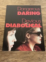 Diabolique Original Press Kit Sheet Video Store Promo Sharon Stone KG JD - $11.18