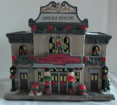 St. Nicholas Square Village Collection OPERA HOUSE Ballet Musical Illuminated - £107.08 GBP