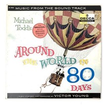 Vinyl 33 1/3 Around the World in 80 Days Decca Records DL9046 Music Sound Track - £7.23 GBP