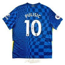 Christian Pulisic Autographed 2021-22 Chelsea Fc #10 Home Jersey Panini - £355.46 GBP
