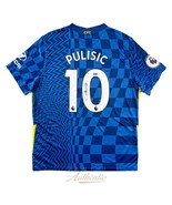 CHRISTIAN PULISIC Autographed 2021-22 Chelsea FC #10 Home Jersey PANINI - £347.67 GBP