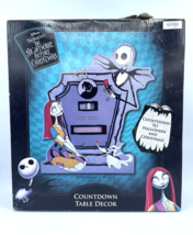 Nightmare Before Christmas Countdown Calendar Jack Jill Halloween Holiday Disney - £13.95 GBP