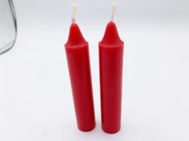 Spell Candles 2 Red ~ For Spellwork, Rituals, Witchcraft, Manifestation - £3.93 GBP