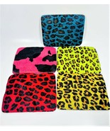 LOT OF 5 Coasters for Drinks in Assorted Color Animal Print 5&quot;x4&quot; - £8.71 GBP