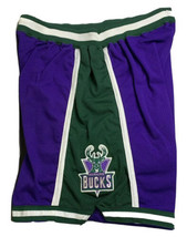 Vintage Authentic Champion NBA Team Issue Shorts Milwaukee Bucks Pro Mens 44 90s - £157.11 GBP