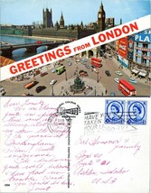 United Kingdom England London Greetings Posted 1966 Earl Hossner Idaho P... - $9.40