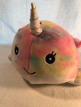 Hallie the Tie-dyed Narwal Squishmallow  12&quot; EUC with Tags - £23.44 GBP