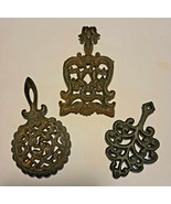 3 CAST IRON TRIVETS ONE IS A WILTON - £14.66 GBP