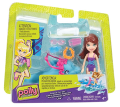 Polly Pocket Lila Doll Tropical Vehicles with Dolphin and Beach Accessories - $29.99