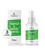 Lime Set 2 - Pack of 3 Lime Scented Hand Sanitizer Spray (3x3 Fl. Oz.) - $468.02 MXN