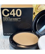 MAC Studio Fix Powder Plus Foundation C40 15g /0.52oz NIB ORIGINAL FORMU... - $22.72