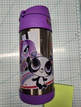 Littlest Pet Shop FUNTAINER Thermos 12oz Insulated Bottle Cold Drinks LPS HTF - £43.04 GBP