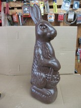 Vintage Don Featherstone Chocolate Easter Bunny 30.5 Inch Blow Mold   B - $157.67