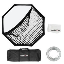 Fw95 95Cm Octagon Honeycomb Grid Bowens Softbox, With Honeycomb Grid + Carrying  - £66.76 GBP