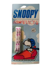 Snoopy Show Laces Pilot Peanuts Shoelaces Vintage UNUSED 1965 Original Sealed 40 - £18.94 GBP