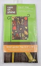 Fall is in the Air Leaves Garden Flag 12.5&quot; X 18&quot; Brown Printed on Both ... - $8.00
