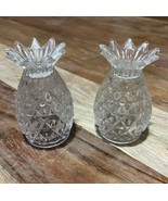 Godinger Shannon Pineapple Crystal Salt and Pepper Shaker Set (bottoms m... - $9.84