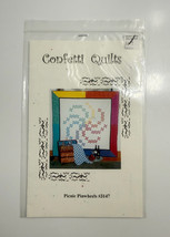 Confetti Quilts Picnic Pinwheels #3147 Pattern 62&quot; x62&quot; - $5.49