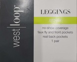West loop Denim Legging Color Black Size XL - $17.81
