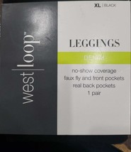 West loop Denim Legging Color Black Size XL - £14.07 GBP