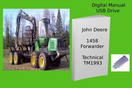 John Deere 1458 Forwarder Workshop Manual See Description - £18.65 GBP