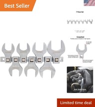 Efficient 1/2-Inch Drive Polished Crowfoot Wrench Set with Easy Size Sta... - $73.99