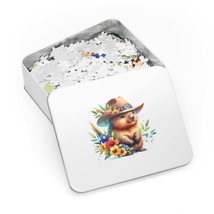 Jigsaw Puzzle in Tin, Australian Animals, Wombat, Personalised/Non-Personalised, - £27.78 GBP - £45.48 GBP