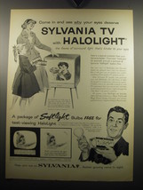 1957 Sylvania Holister 21T208 Television Ad - Come in and see why - £14.48 GBP