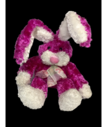 Dan Dee Peter Rabbit Easter Basket Bunny Soft Plush Hot Pink Magenta Col... - $39.00