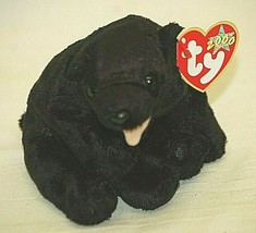 Ty Beanie Baby Cinder Eastern Black Bear Beanbag Plush Toy Swing &amp; Tush ... - £13.44 GBP