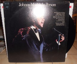 Johnny Mathis In Person Recorded Live At Las Vegas LP Record Columbia ‎KG 3097 - £11.29 GBP