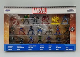 Marvel Nano Metalfigs 20 Pack Figure Collector&#39;s Set Jada Diecast Wave 3 New Box - £30.23 GBP