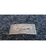 Vintage Tie Holder - On Original Paper Gold Tone - $13.54 CAD