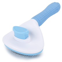 Self Cleaning Slicker Brush, Dog Cat Bunny Pet Grooming Shedding Brush - Easy to - £7.44 GBP