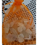 40+ Pieces ~ Genuine Lake Erie Beach Glass ~ Surf Tumbled ~ Frosted Colo... - $30.69 CAD