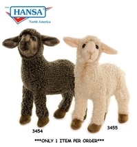 HANSA - Sheep Kid White 12&quot; (3455) - £32.06 GBP