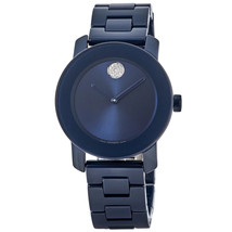 Movado Women&#39;s Bold Blue Dial Watch - 3600805 - £313.18 GBP