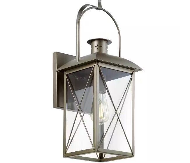 Progress Lighting Woodcliff 1-Light 20 in. Weathered Brass Outdoor Wall ... - $10.27