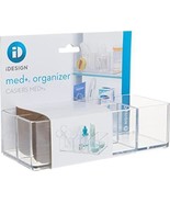 New IDESIGN Med+ Bathroom MEDICINE CABINET ORGANIZER Clear Plastic Stora... - £9.21 GBP
