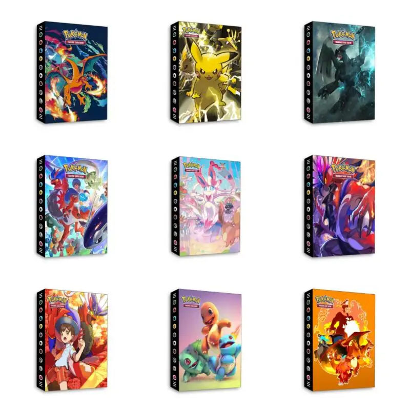 Pokemon 240 Cards Album Book Collection Holder Pocket Anime Map Game Car... - £7.38 GBP+