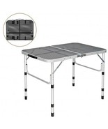 Aluminum Grill Table with Iron Mesh Top-Silver - Color: Silver - £100.29 GBP